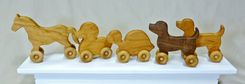 Wooden Toy Turtle - Customized With Name 3 small