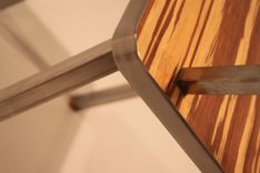 Custom Bamboo And Stainless Chair 8 small