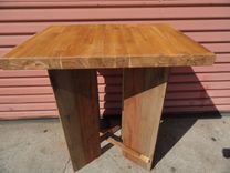 Oak Butcher Block End Table 1 small