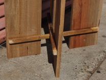 Oak Butcher Block End Table 5 small