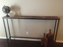 Steel And Hardwood Entry Console 3 small