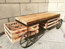 Rustic Wagon Coffee Table 2 small