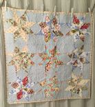 Alice's Tea Set:  Baby Quilt Or Wall Hanging 1 small