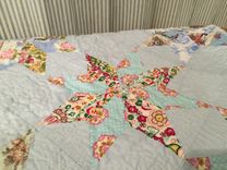 Alice's Tea Set:  Baby Quilt Or Wall Hanging 7 small