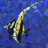 Tropical Paradise Mosaic Bathroom Sink - Oval 5 small