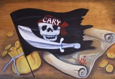 Wooden Pirate Toy Box 3 small