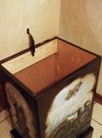 Custom Designed Wooden Hamper And Wastebasket 3 small