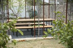 Sinker Cypress Outdoor Table And Benches 1 small