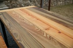 Sinker Cypress Outdoor Table And Benches 5 small
