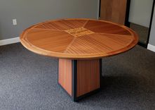 Sapele Meeting Table 2 small