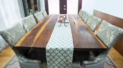 Rustic Walnut Dining Table 5 small
