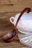 Large Wooden Ladle 1 small