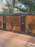 Cedar Woor And Metal Rustic Hangers Coat Rack 3 small