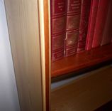 Bow-Front Leaning Bookcase 3 small