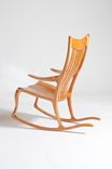 Cherry Cantalevered Arm Rocker 1 small