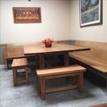 Oak Benches To Accompany Massive Oak Dining Table 1 small