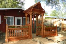 Hand Crafted Wood Arbor Is Truly An Art Aficionado's Dream... 1 small
