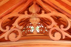 Hand Crafted Wood Arbor Is Truly An Art Aficionado's Dream... 3 small