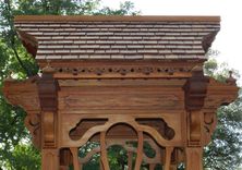 Hand Crafted Wood Arbor Is Truly An Art Aficionado's Dream... 5 small