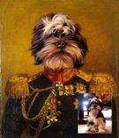 Custom Historical Pet Portrait On Rolled Canvas 1 small