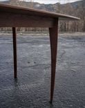 Mid-Century Modern Solid Walnut Dining Table 3 small