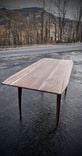 Mid-Century Modern Solid Walnut Dining Table 4 small