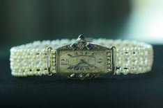 Seed Pearl, Sapphire & Diamond Watch 6 small