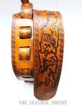 Wild Horse Leather Adjustable Guitar Strap 2 small