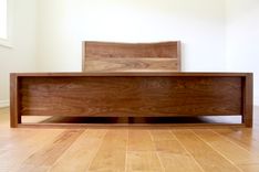 Custom Handcrafted Solid Walnut Queen Bed 2 small