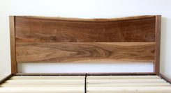 Custom Handcrafted Solid Walnut Queen Bed 5 small