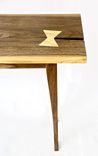 Live-Edge Walnut Console Table With Tiger Maple Butterfly Tenons 5 small