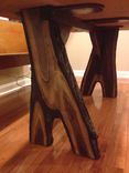 8' Walnut Live-Edge Table With Inverted-Branch Legs 3 small