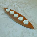 Cedar Candle Holder - Tea Lights Included 1 small