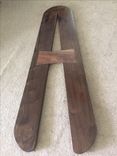 Figured Black Walnut Wall Art Letter 1 small