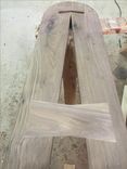 Figured Black Walnut Wall Art Letter 5 small