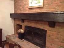 Rustic Beam Mantel 2 small