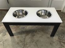 Meganite Dog Feeding Station With Glow Inlay! 2 small