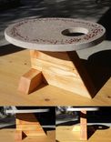 Concrete Oval Planter Table 2 small