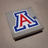 Concrete And Wood Benches, University Of Arizona Logo 2 small