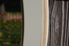 Solid Wood Oval Wall Mirror 2 small