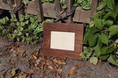 Solid Walnut Picture Frame For 5 X 7 Photo 3 small