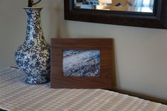 Solid Walnut Picture Frame For 5 X 7 Photo 5 small