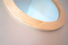 Solid Maple Wall Mirror-24" Round 1 small