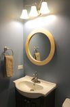 Solid Maple Wall Mirror-24" Round 3 small