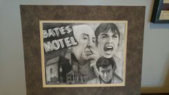 Psycho Collage In Charcoal 1 small