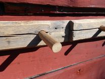 Reclaimed Chestnut Beam Coat Rack 4 small