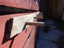 Reclaimed Chestnut Beam Coat Rack 6 small