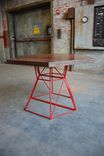 Modern Hexagon Dining Table With Extension Top In Walnut And Steel 1 small
