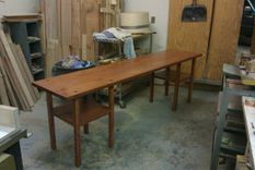 Reclaimed Yellow Pine Desk 2 small