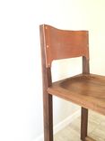 Leather Back Bar Stool 2 small